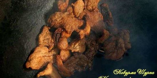 Рецепт шурпы ковурма