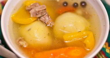 Рецепт Шурпы на бараньем бульоне