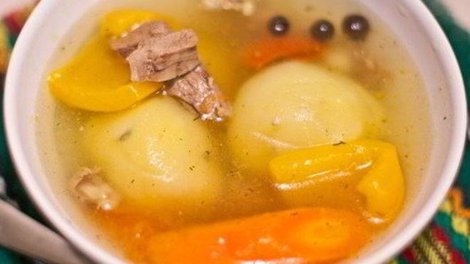 Рецепт шурпы на бараньем бульоне