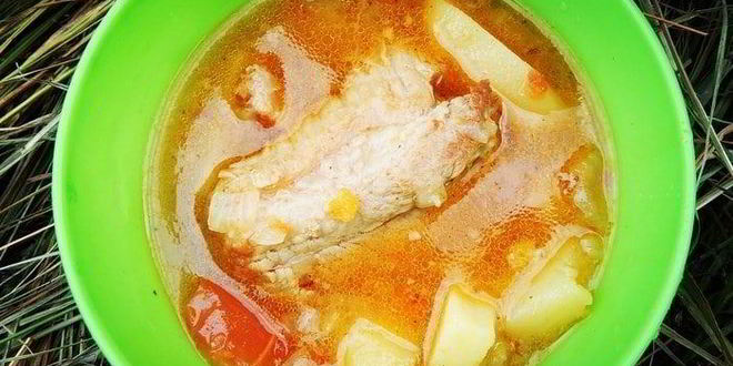 Рецепт шурпы на костре