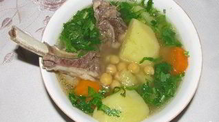 Рецепт Шурпы с нутом