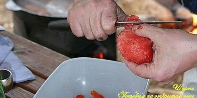 Рецепт шурпы в котле