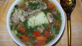 Рецепт Супа шурпа из баранины