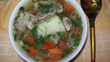 Рецепт Супа шурпа из баранины