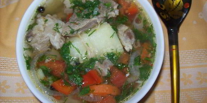 Рецепт Супа шурпа из баранины