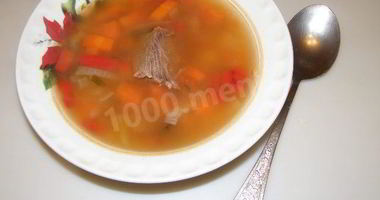 Рецепт Супа Шурпа из говядины с картошкой