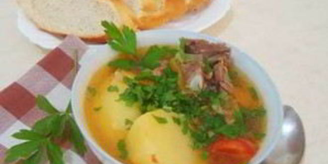 Рецепт узбекской шурпы из говядины