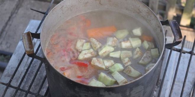 Рецепт вкусного супа шурпа на костре в казане