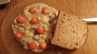 Рецепт Грибной солянки с картошкой и сметаной