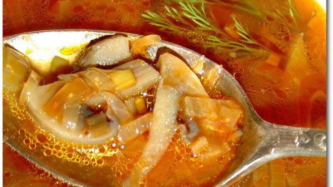 Рецепт грибной солянки