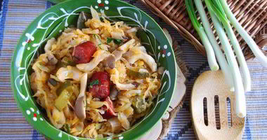 Рецепт Капустной солянки с вешенками