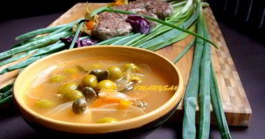 Рецепт Легкой рыбной солянки