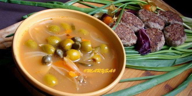 Рецепт легкой рыбной солянки