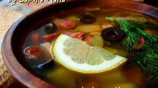 Рецепт Любимой солянки моего мужа