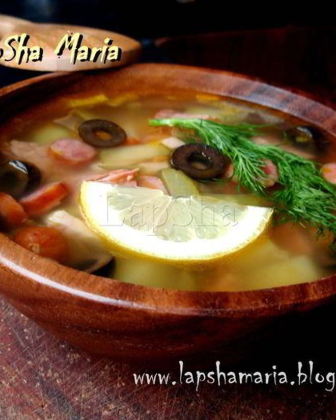 Рецепт любимой солянки моего мужа