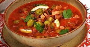 Рецепт Мясной солянки в мультиварке