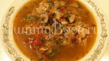 Рецепт Постной грибной солянки