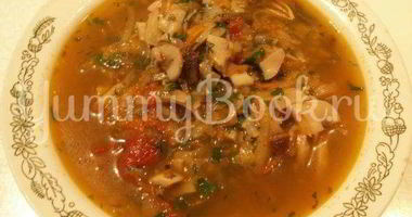Рецепт Постной грибной солянки