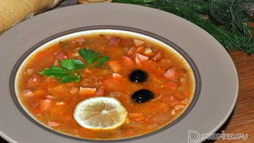 Рецепт Сборной мясной солянки