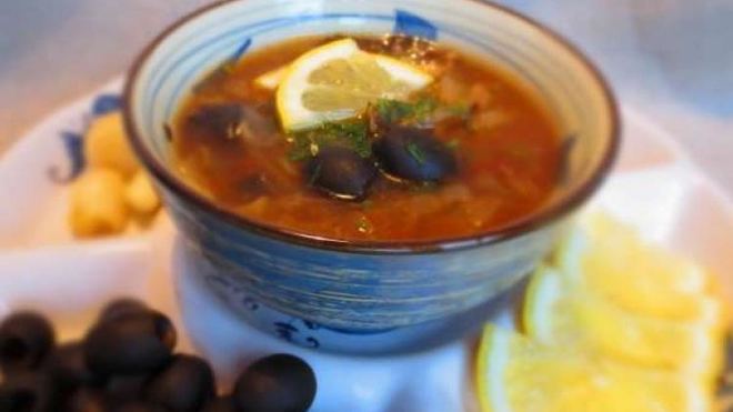 Рецепт солянки грибной постной