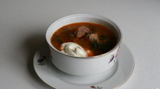 Рецепт Солянки из квашеной капусты с мясом