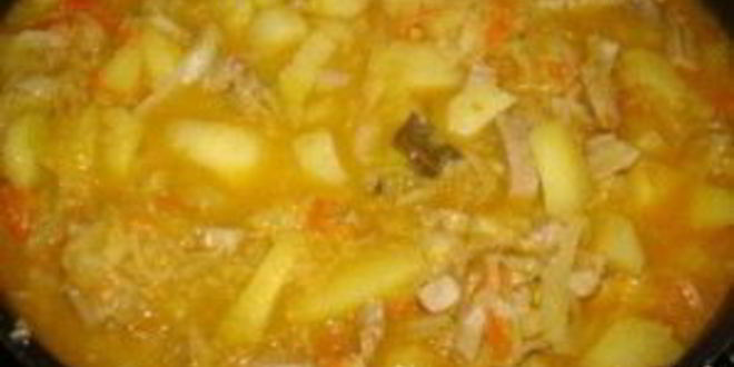 Рецепт солянки из свежей капусты с картошкой