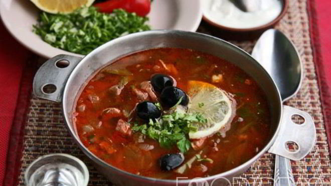 Рецепт солянки мясной