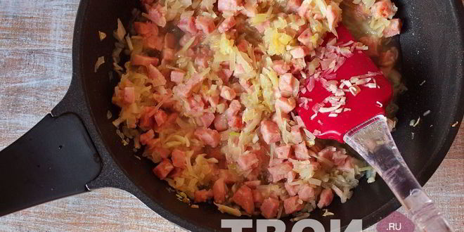Рецепт солянки на сковороде