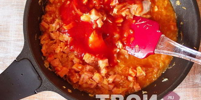 Рецепт солянки на сковороде