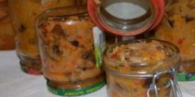 Рецепт солянки на зиму в банках с грибами