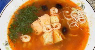 Рецепт Солянки рыбной сборной