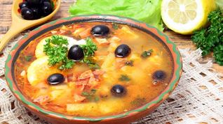 Рецепт Солянки с почками сборная мясная