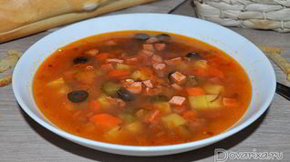 Рецепт Солянки с тушенкой