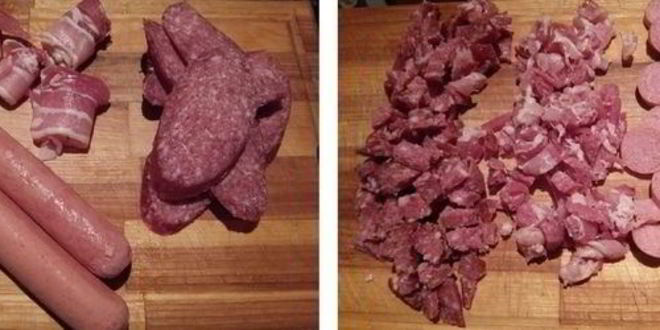 Рецепт солянки сборной мясной по-домашнему