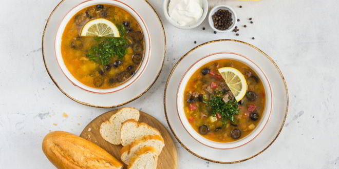 Рецепт солянки сборной мясной