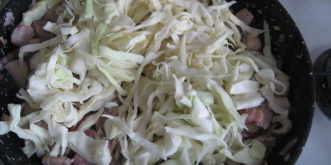 Рецепт солянки тушеной свиной с вешенками