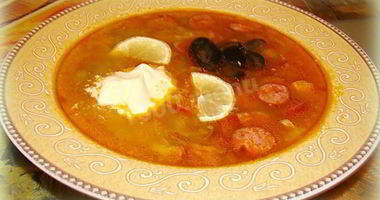 Рецепт Супа классическая сборная мясная солянка