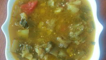 Рецепт Супа из баклажанов и болгарского перца