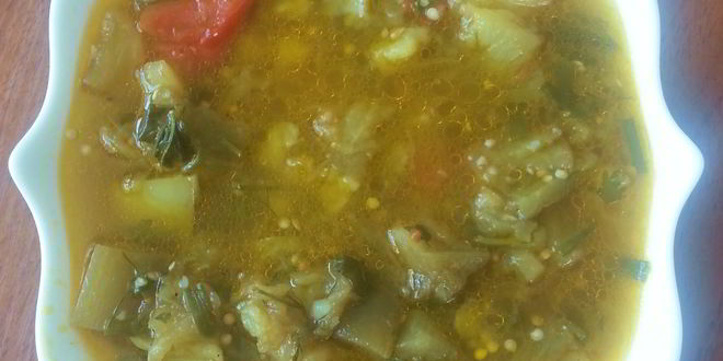 Рецепт Супа из баклажанов и болгарского перца