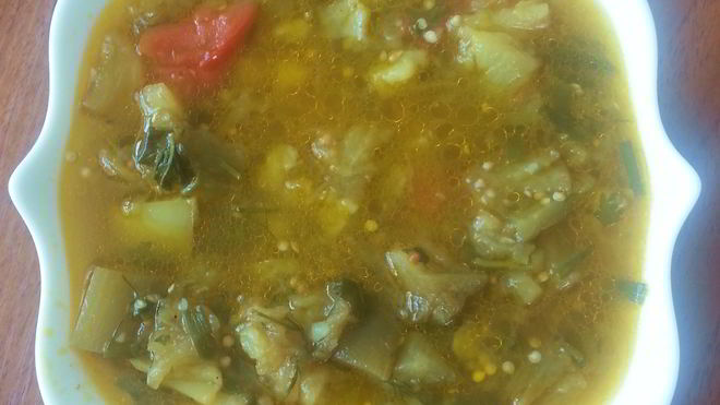 Рецепт супа из баклажанов и болгарского перца