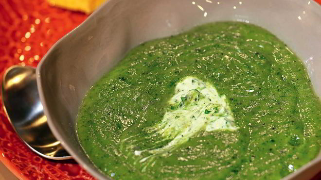 Рецепт супа из цукини с мятой