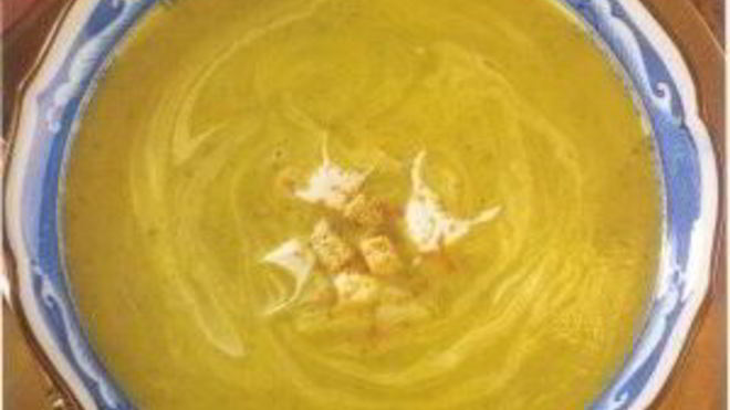 Рецепт супа из цуккини с карри