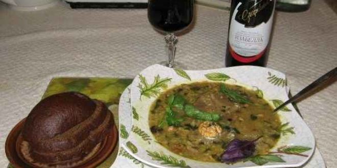 Рецепт грузинского супа харчо