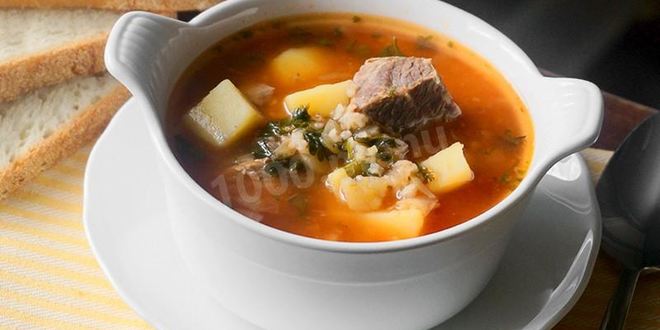 Рецепт Харчо из говядины с картошкой