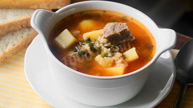 Рецепт харчо из говядины с картошкой