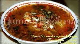 Рецепт Харчо с бараньими ребрышками