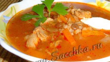 Рецепт Харчо с рыбой