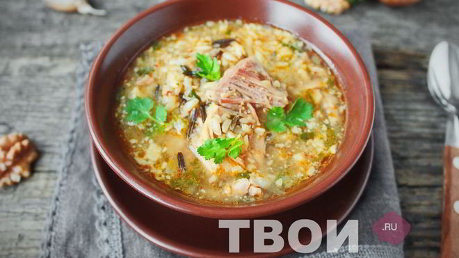 Рецепт харчо со свининой