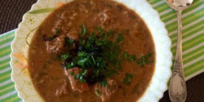 Рецепт супа харчо с орехами
