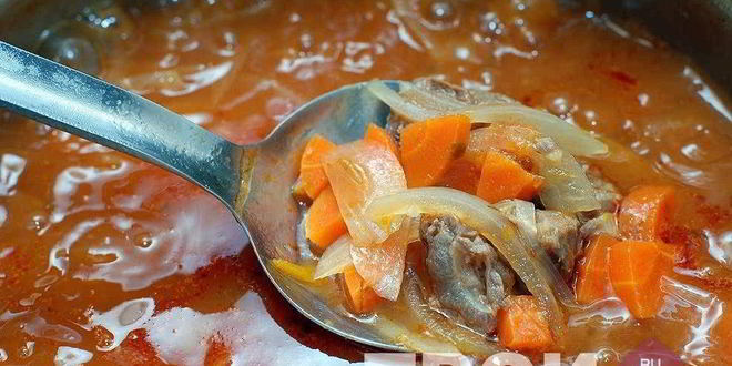 Рецепт супа харчо с соусом ткемали